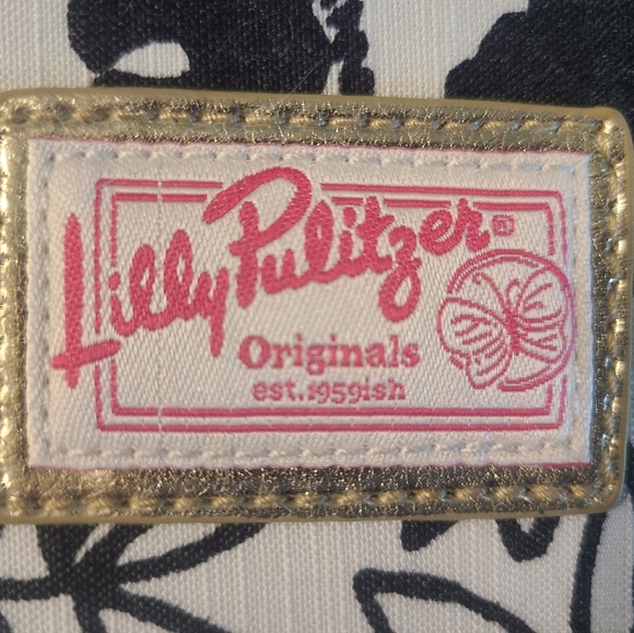 Women’s Lilly Pulitzer Pandamonium Panda Makeup bag cosmetic bag NWT Rare - Picture 2 of 7